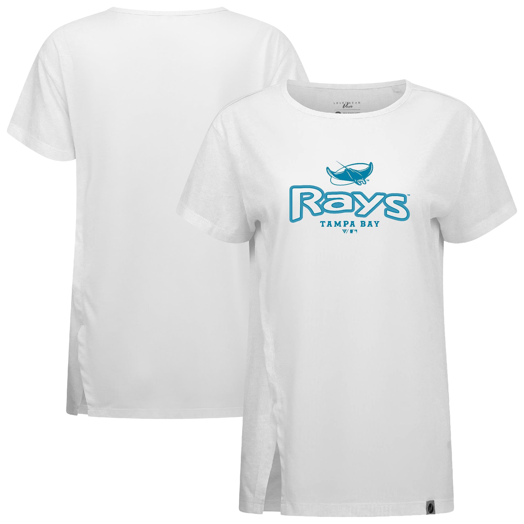 Women's Levelwear White Tampa Bay Rays Blue Haven Influx Cornerstone T-Shirt