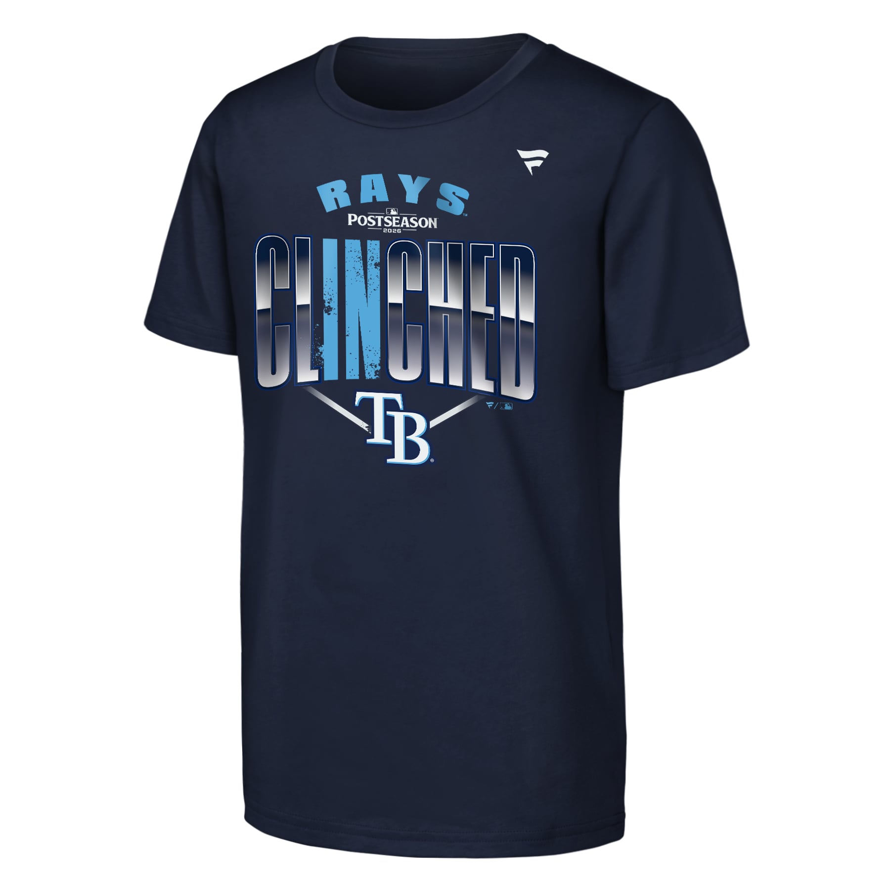 T-shirt Youth Fanatics Navy Tampa Bay Rays 2026 MLB Postseason Locker Room
