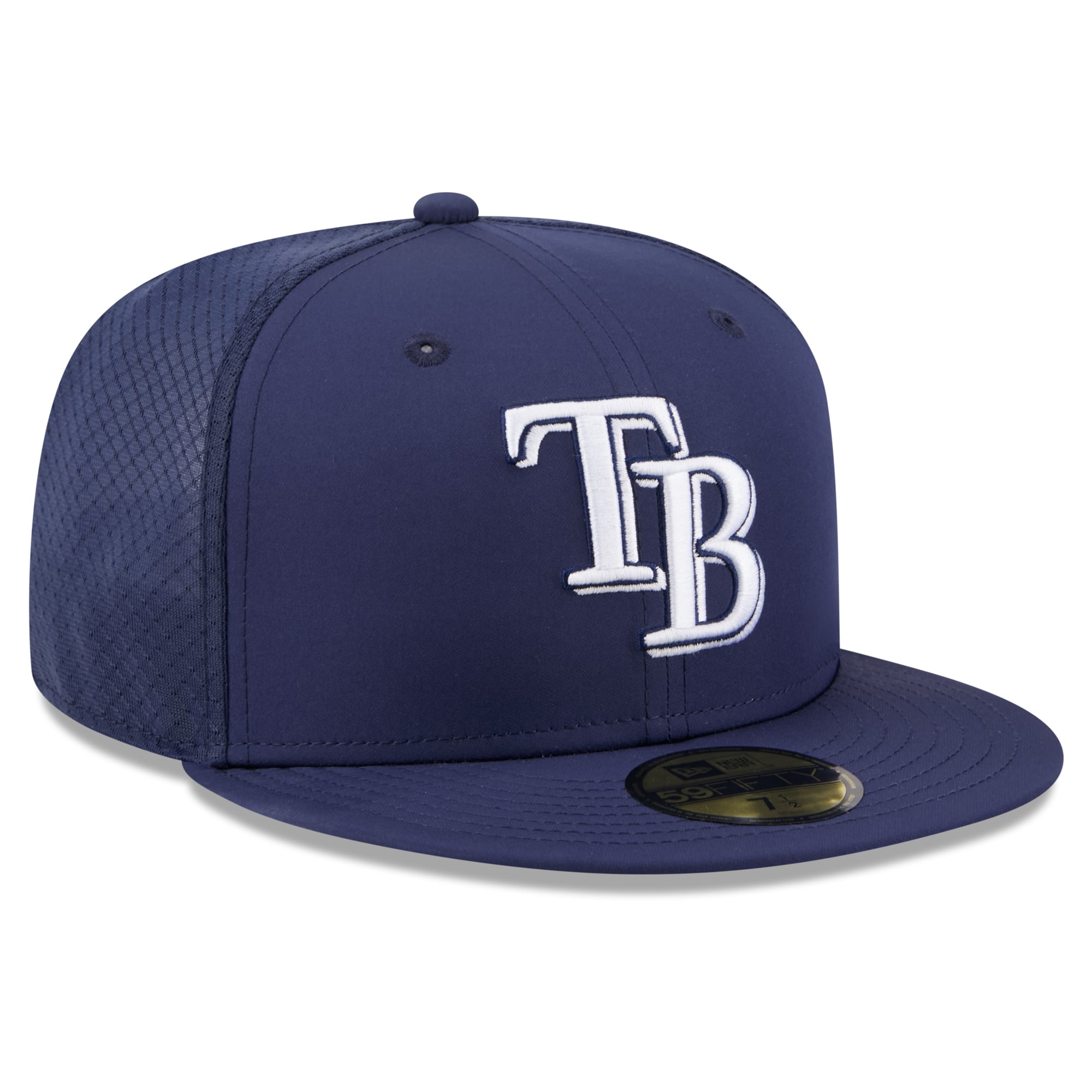 Youth New Era Navy Tampa Bay Rays Batting Practice 59FIFTY Fitted Hat