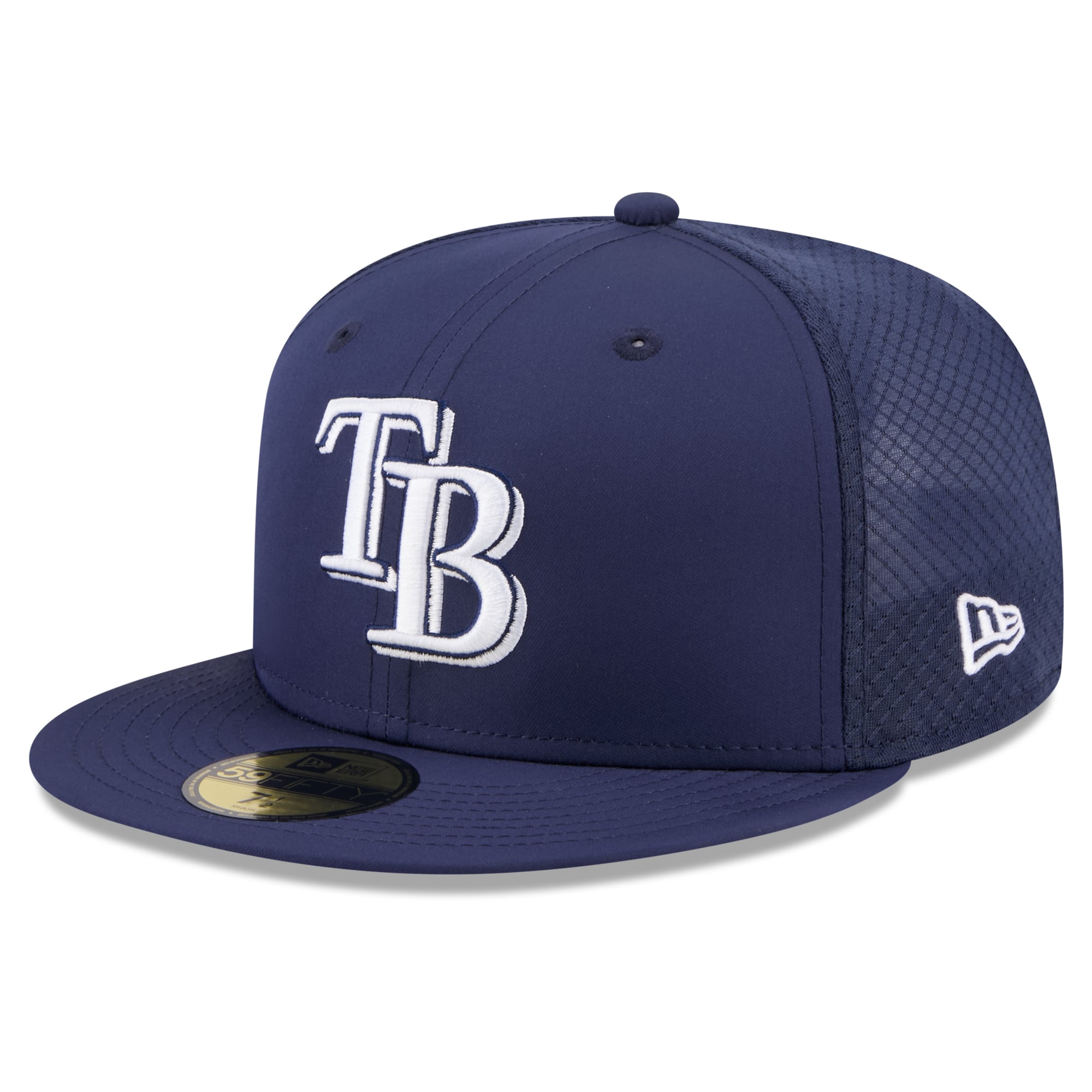 Youth New Era Navy Tampa Bay Rays Batting Practice 59FIFTY Fitted Hat