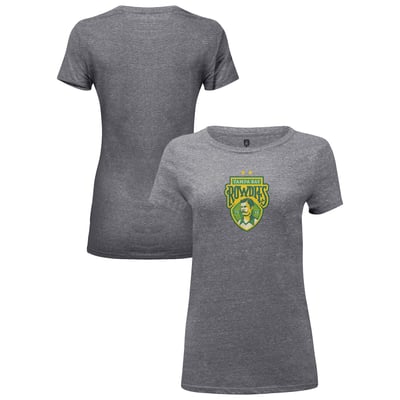 Tampa Bay Rowdies 1863FC Women's Color Badge Tri-Blend T-Shirt - Heather Gray