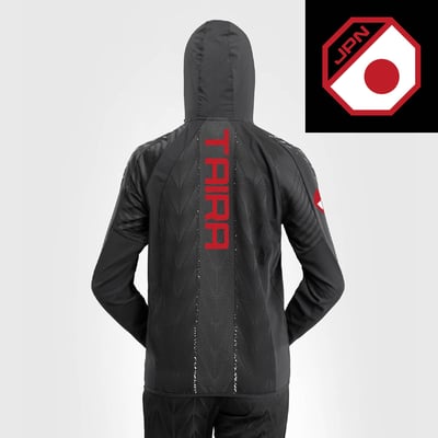  Tatsuro Taira UFC Zenith by Venum Women's Authentic Fight Night Full-Zip Walkout Hoodie - Black