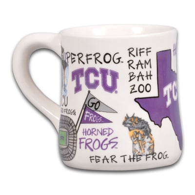 TCU Horned Frogs Icon 20oz. Ceramic Icon Mug