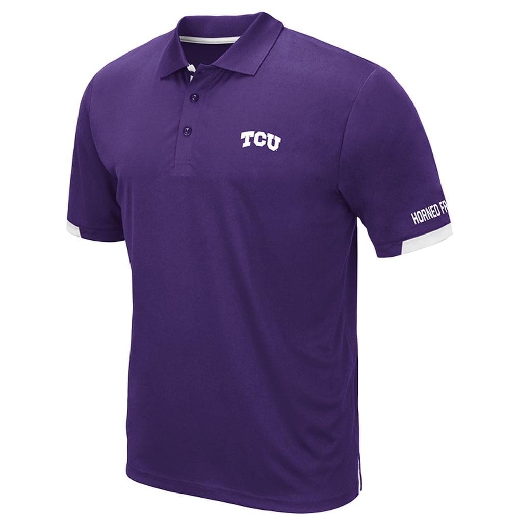 Men's Colosseum Purple TCU Horned Frogs Santry Polo