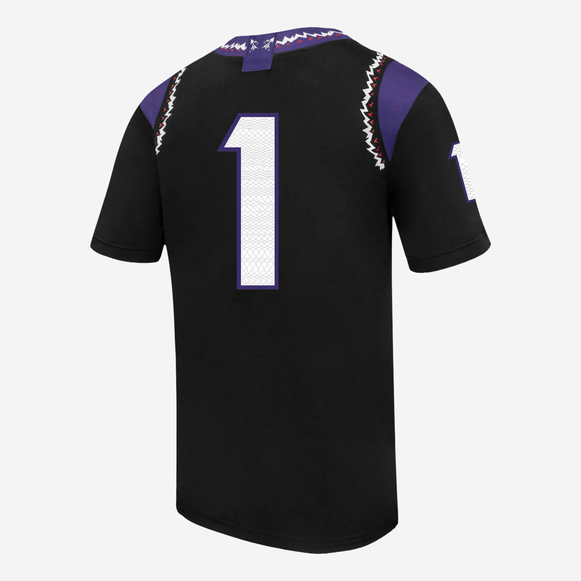Maillot de football réplique Nike TCU Horned Frogs noir pour homme