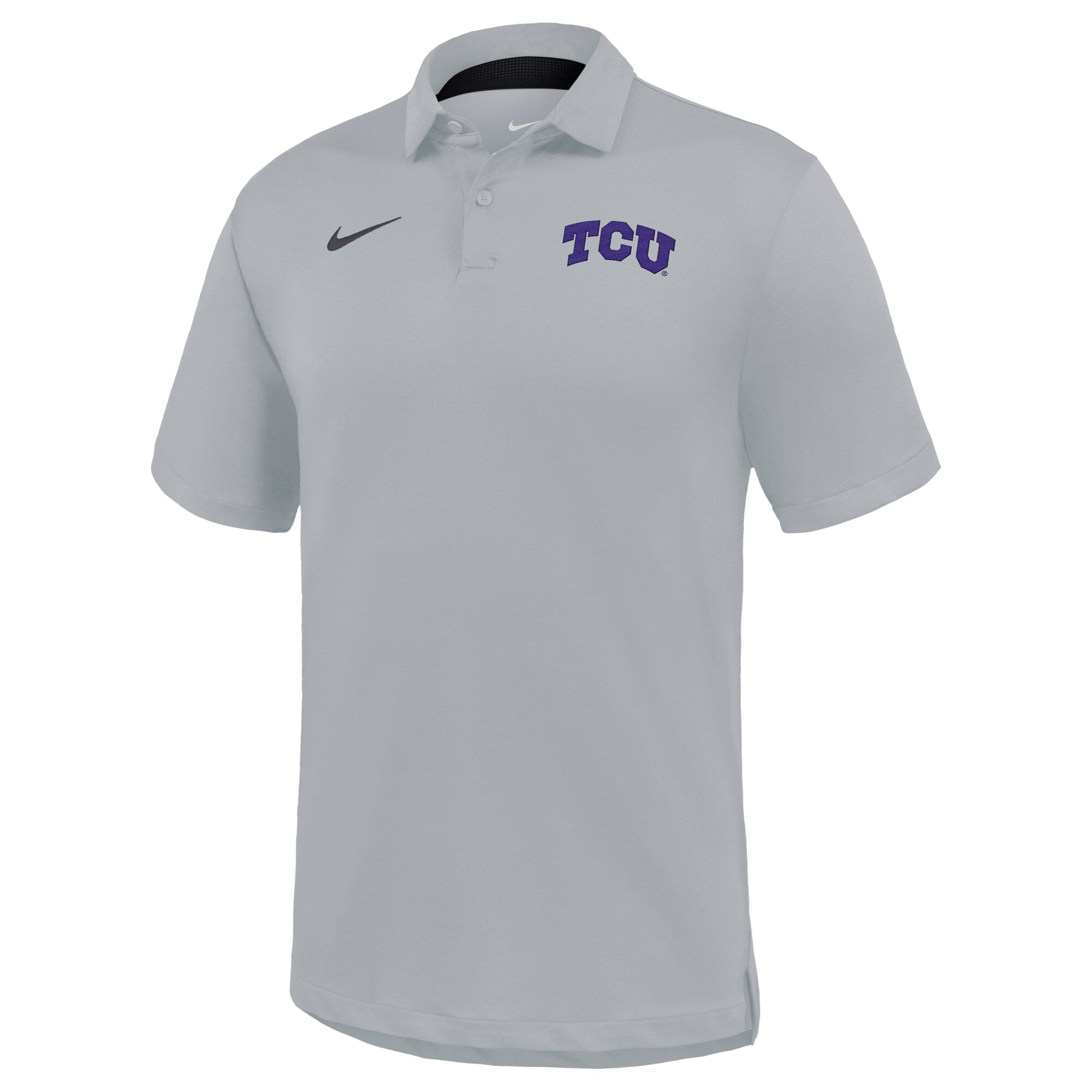 Polo de randonnée Nike Dri-FIT gris TCU Horned Frogs pour homme