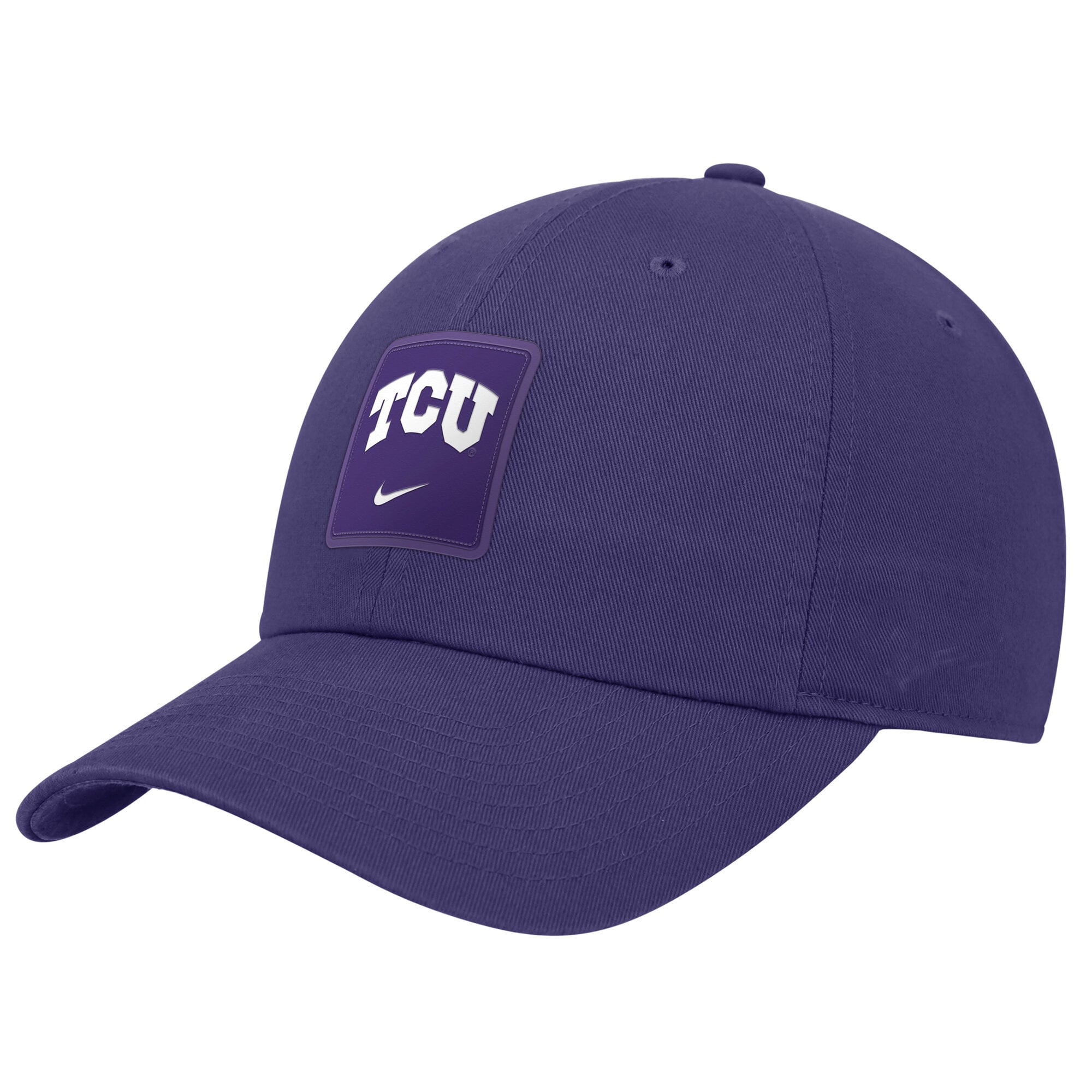 Casquette ajustable Nike TCU Horned Frogs violette pour homme, collection 2026.