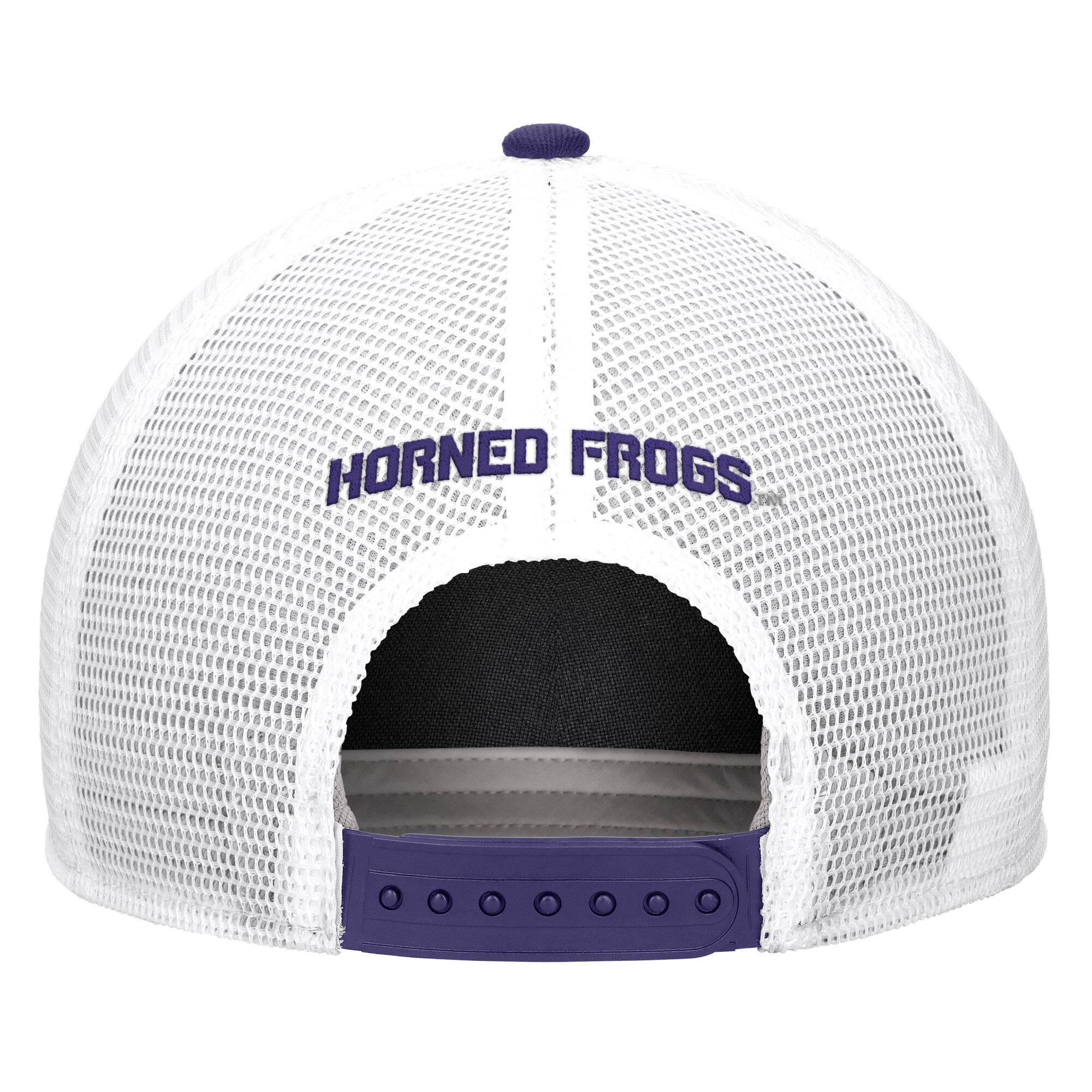 Men's Nike Purple TCU Horned Frogs 2026 On-Field Rope Adjustable Trucker Hat