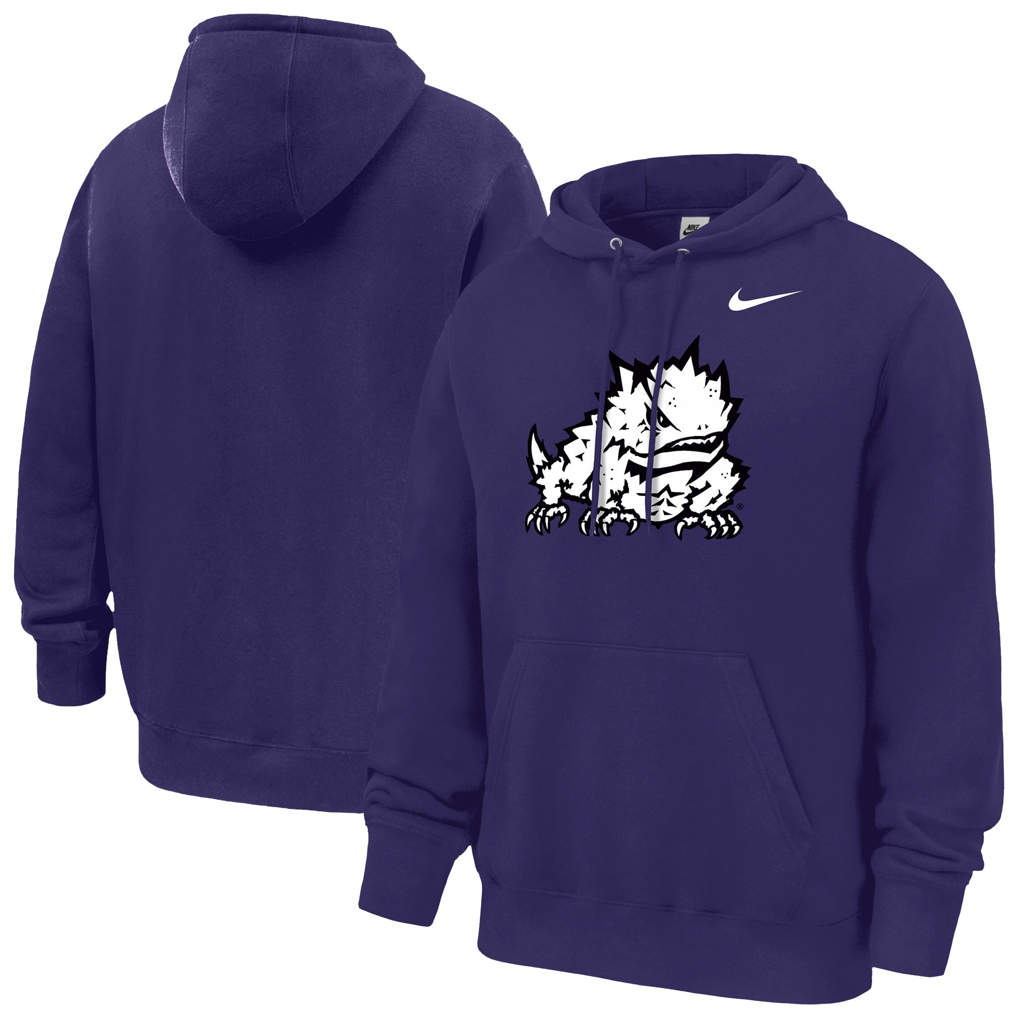 Sweat à capuche en polaire Nike violet TCU Horned Frogs Club pour homme