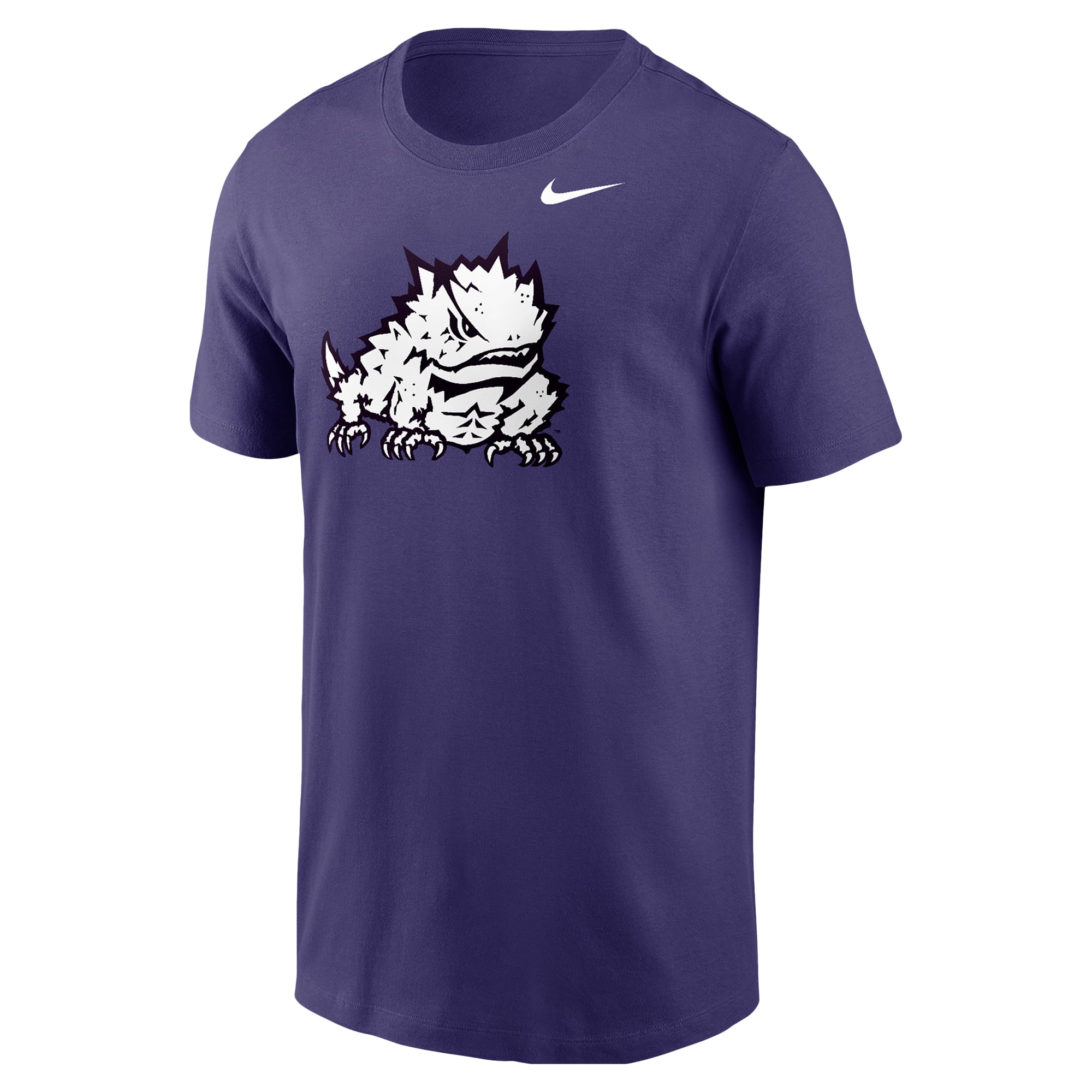 T-shirt Nike violet avec logo TCU Horned Frogs pour homme