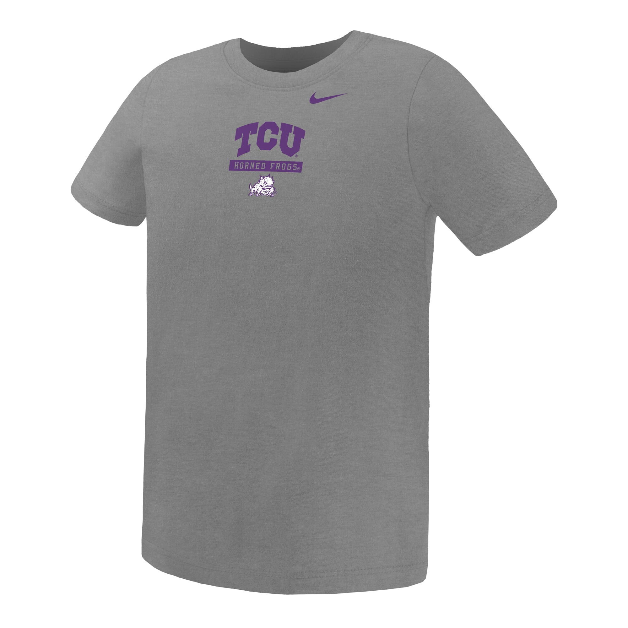 Preschool Nike Gray TCU Horned Frogs Name Bar Legend Dri-FIT T-Shirt