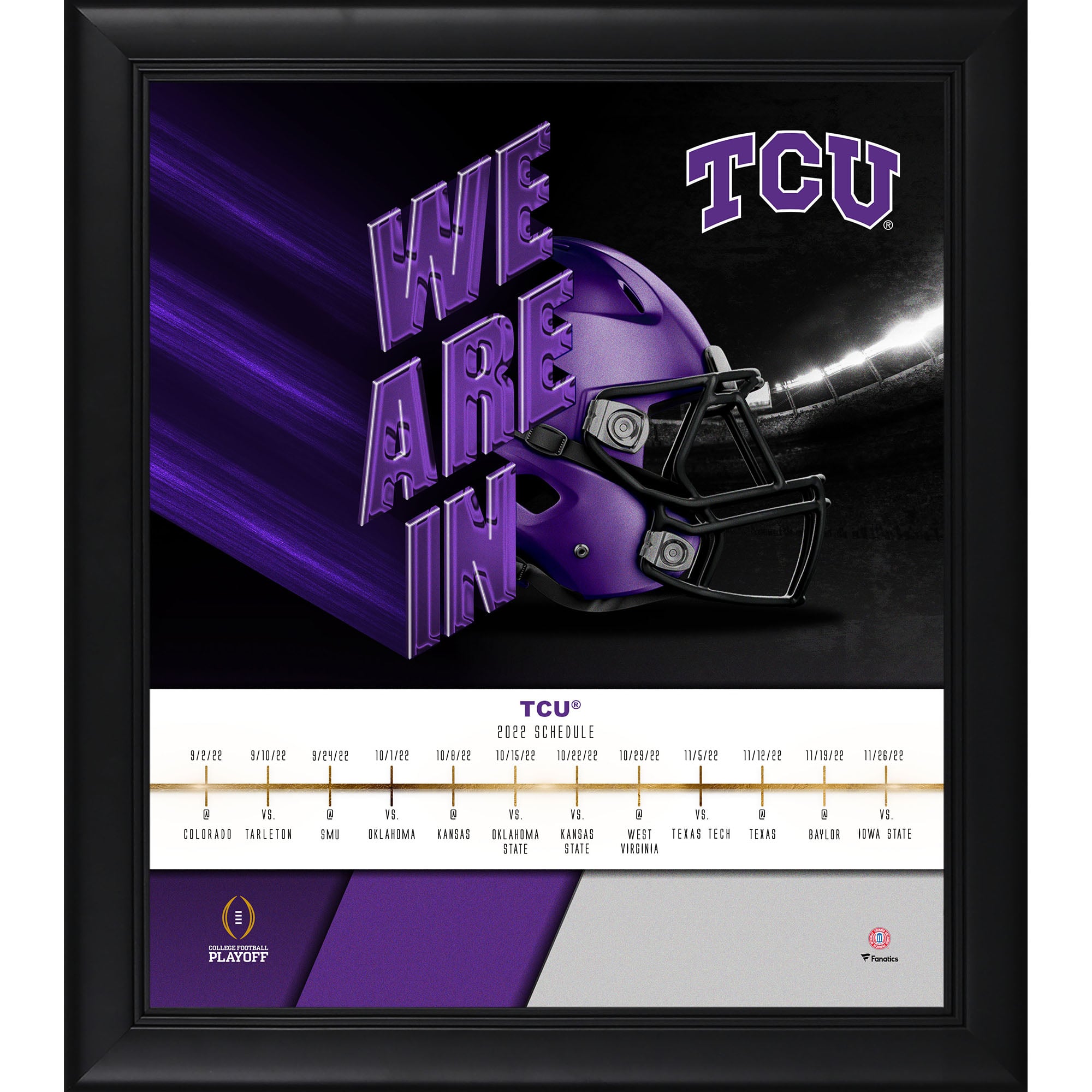 Tcu Inographic Tcu Football Schedule