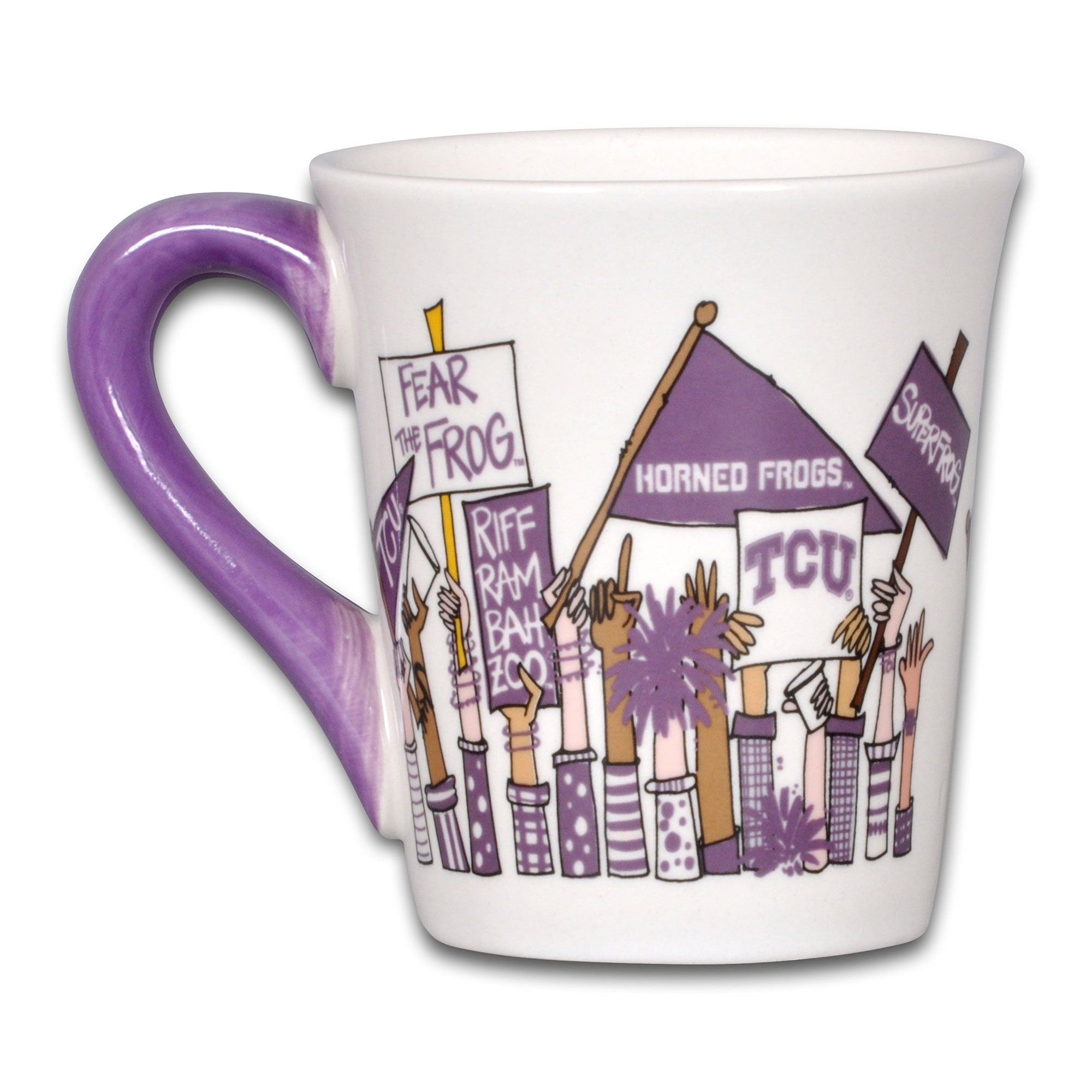Mug de supporters TCU Horned Frogs de 887 ml (30 oz).
