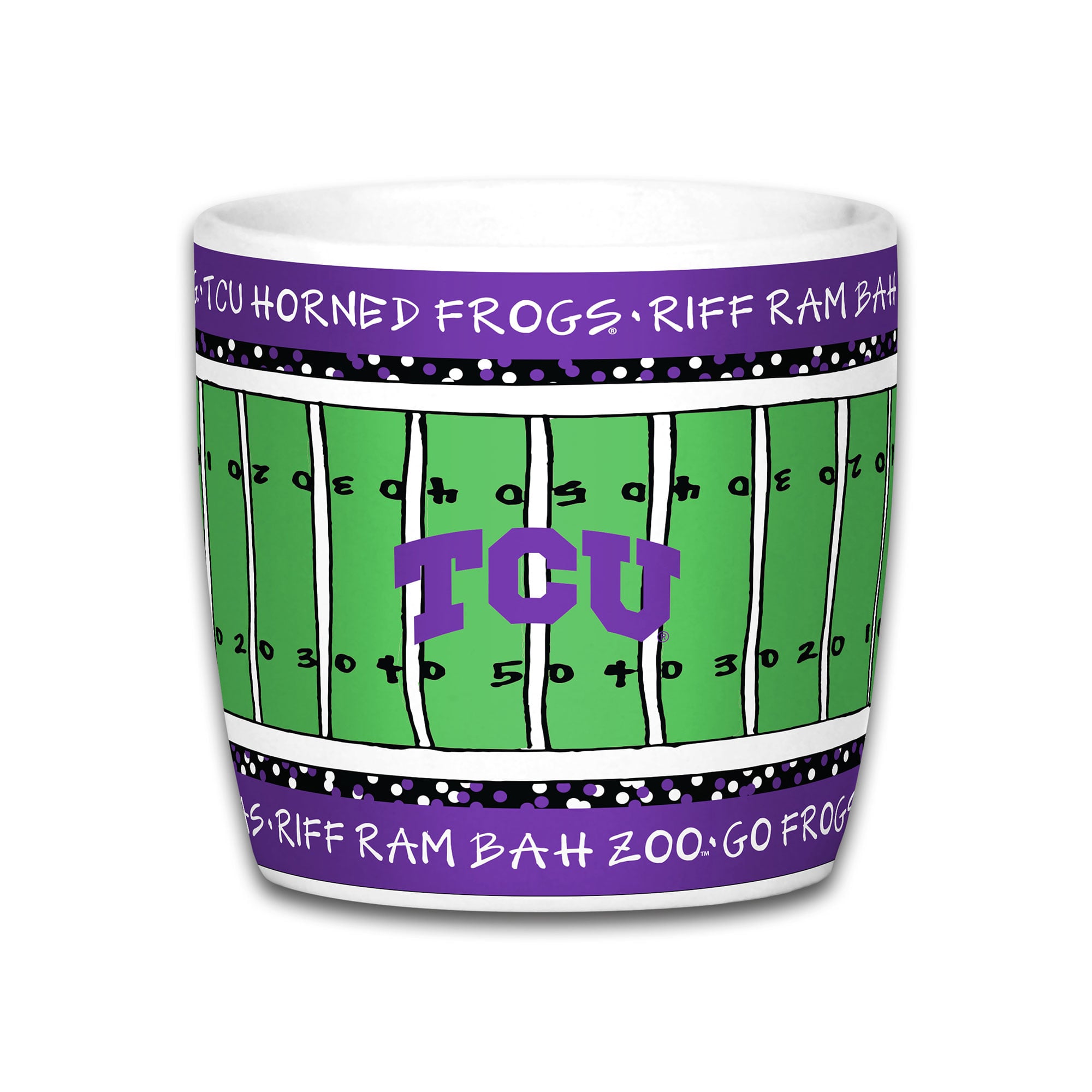 Mug de stade TCU Horned Frogs de 887 ml (30 oz).