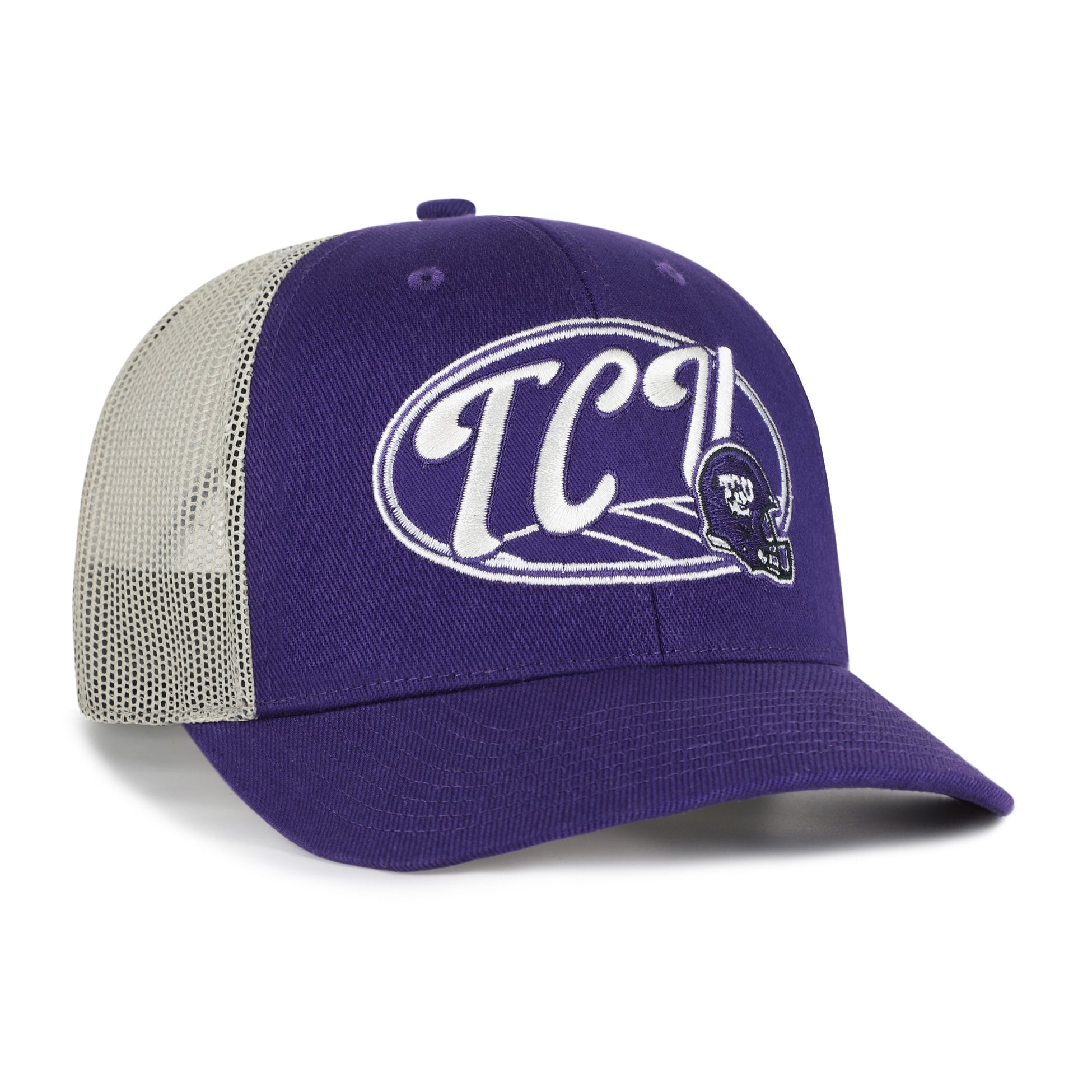 Unisex '47 Purple TCU Horned Frogs Enfield Adjustable Trucker Hat