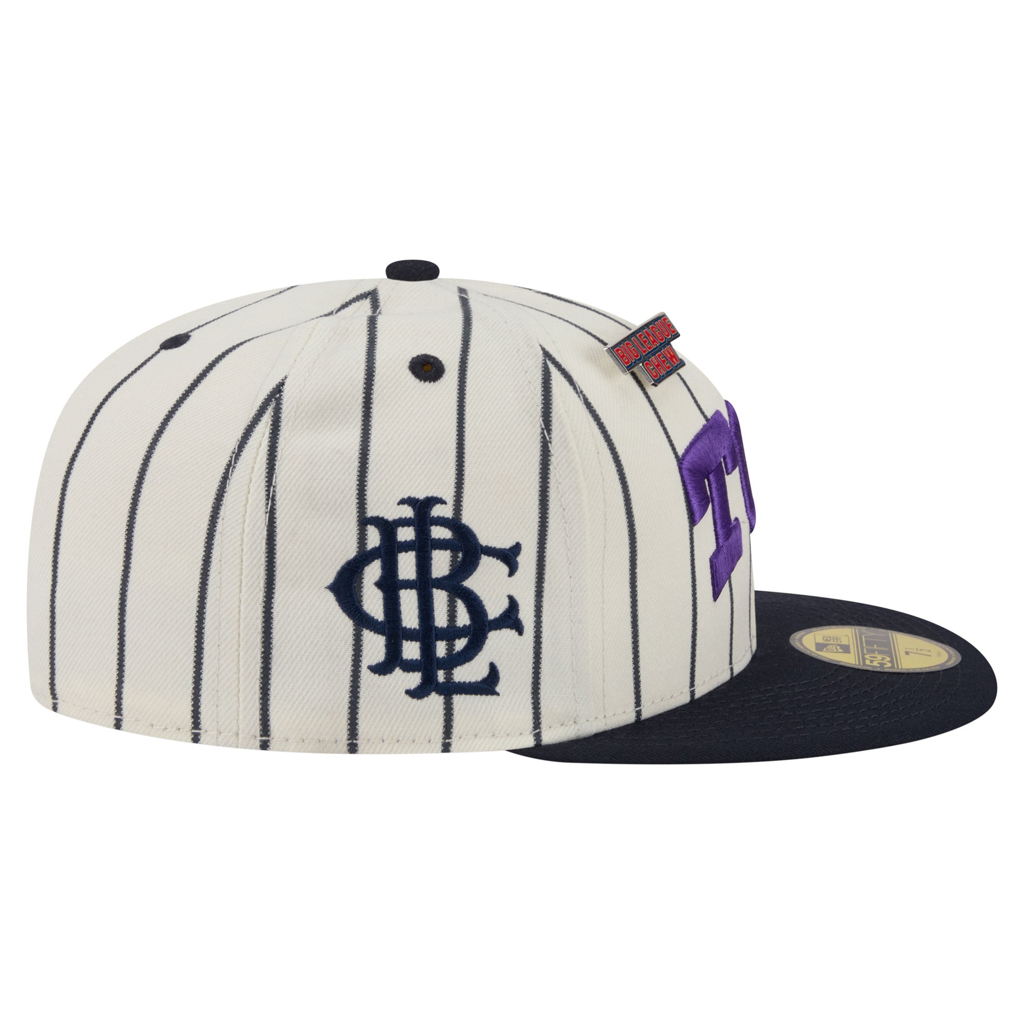 Unisex New Era White TCU Horned Frogs x Big League Chew 59FIFTY Fitted Hat