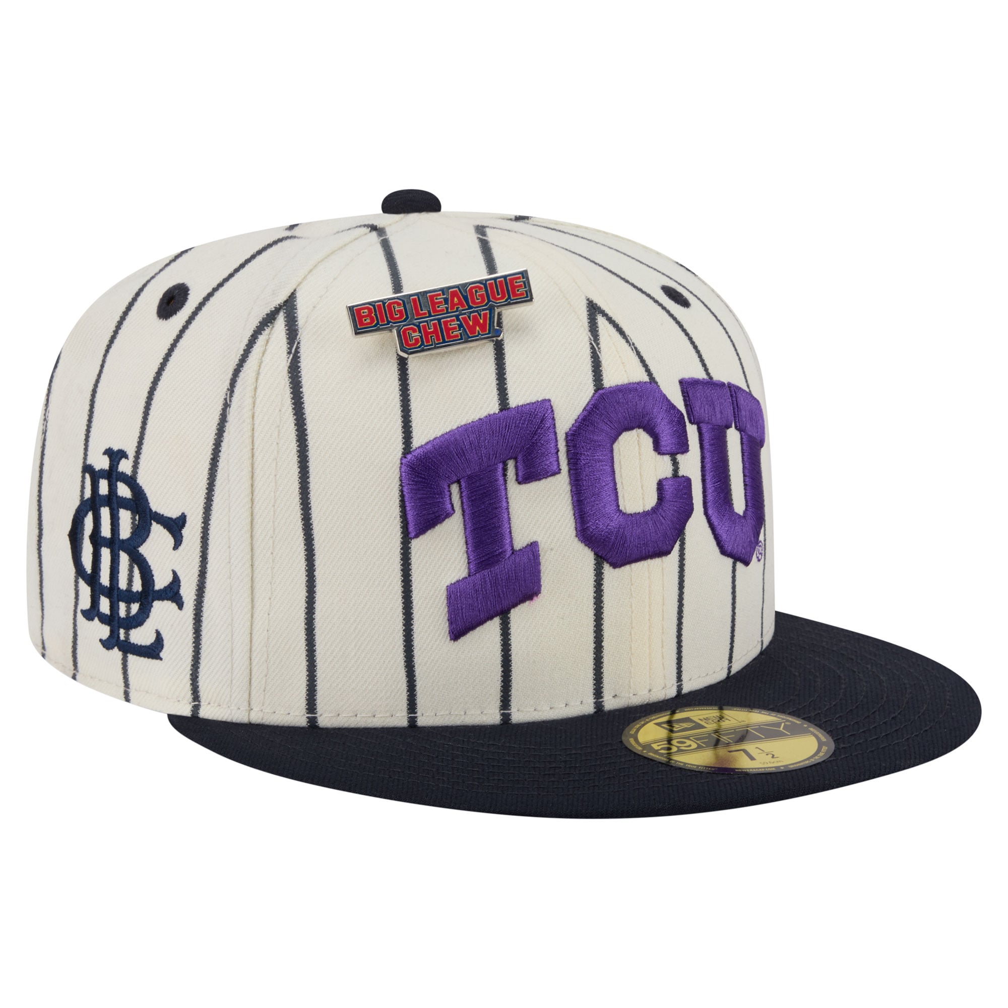 Unisex New Era White TCU Horned Frogs x Big League Chew 59FIFTY Fitted Hat