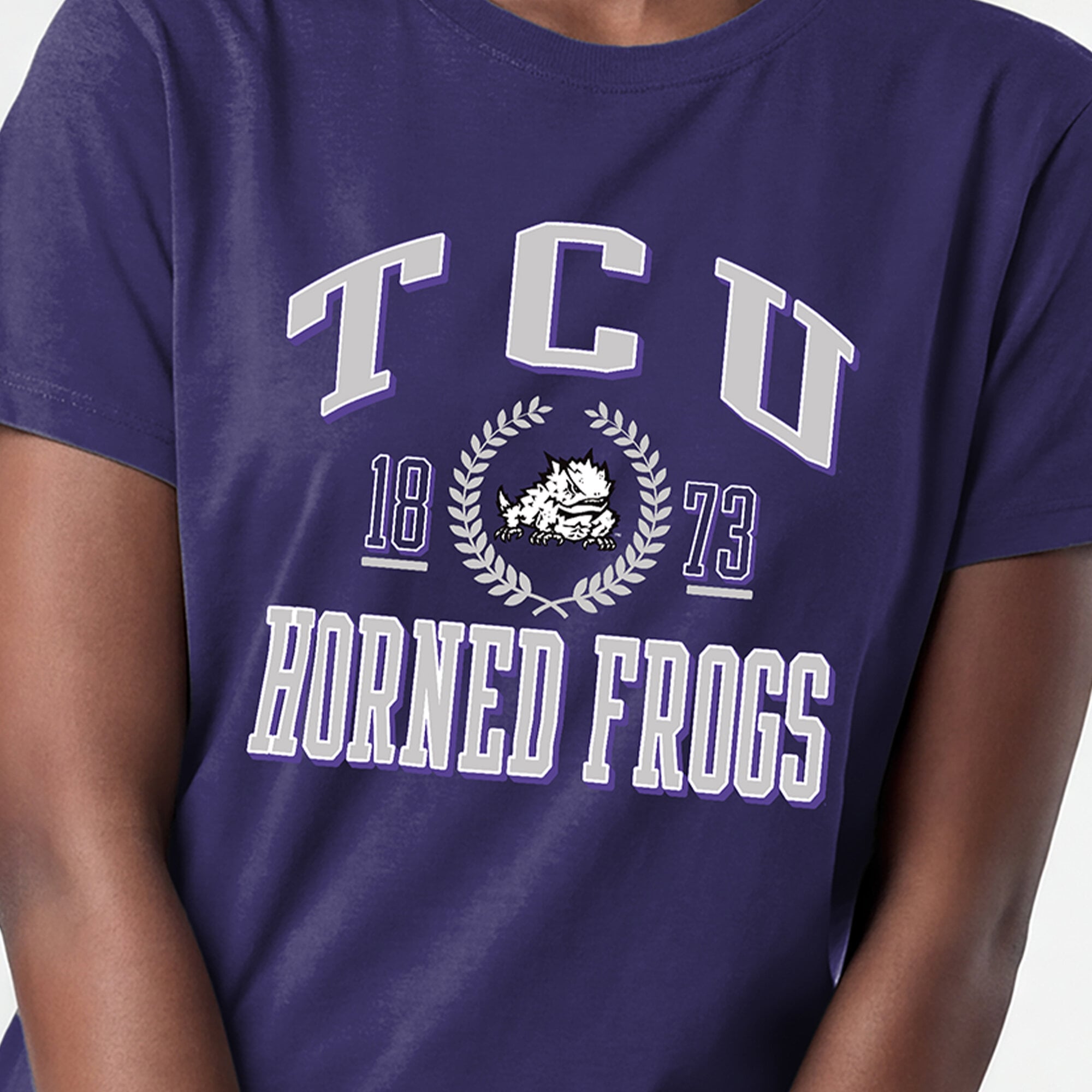 T-shirt de style vie violet Champion TCU Horned Frogs pour femmes