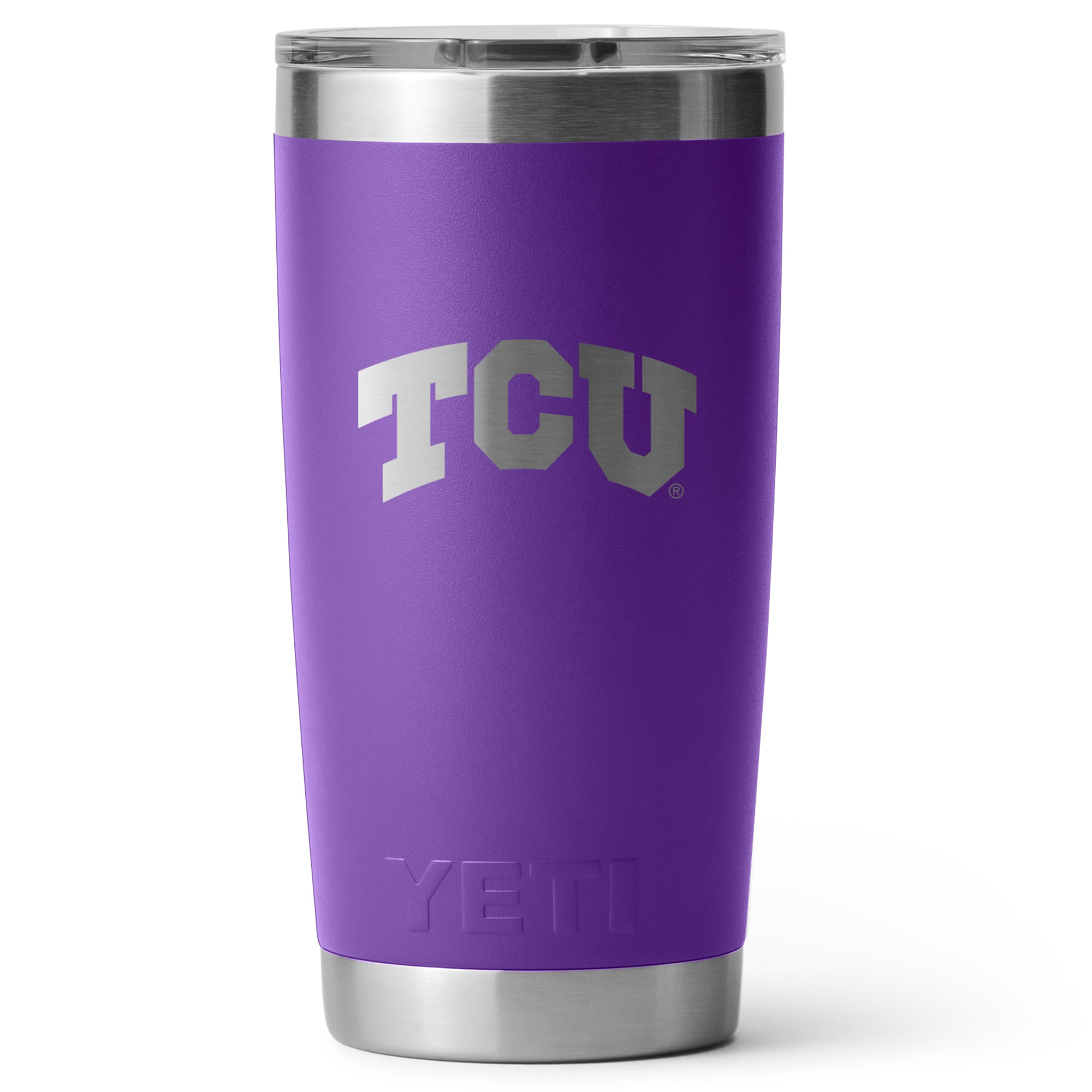 YETI TCU Horned Frogs 20oz. Rambler Tumbler with MagSlider Lid