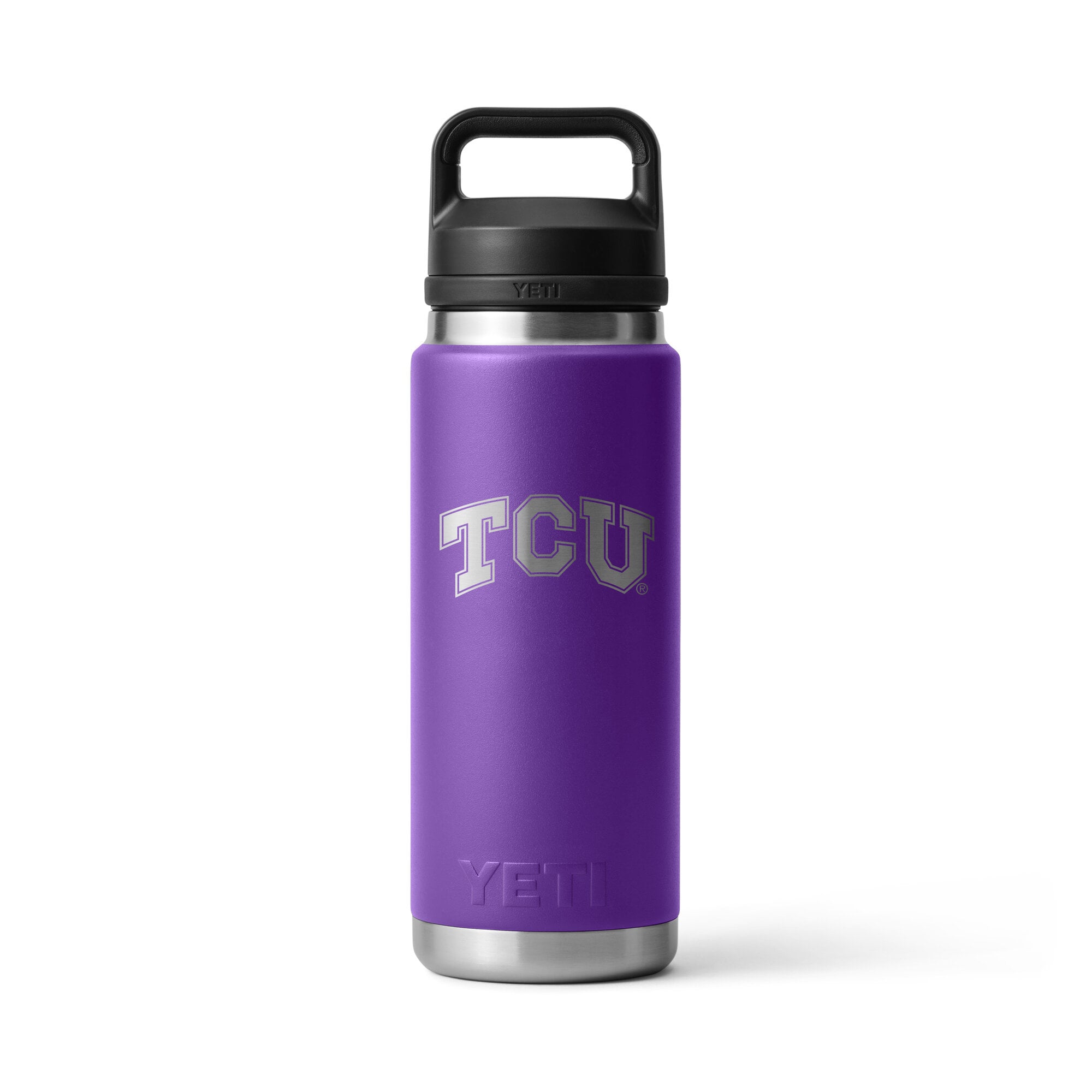 YETI TCU Horned Frogs 26oz. Rambler Chug Water Bottle