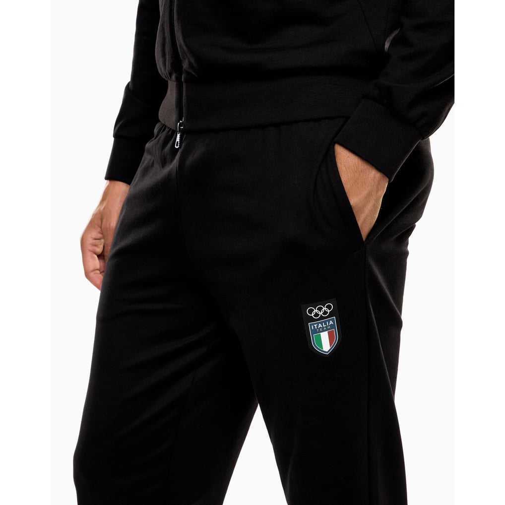 Team Italy EA7 Emporio Armani Tracksuit - Black