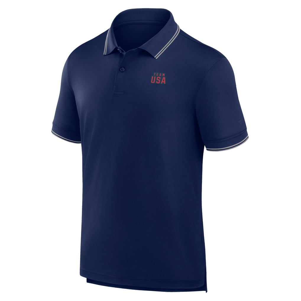 Men's Fanatics Athletic Navy Team USA Front Office Move Mono Pique Polo