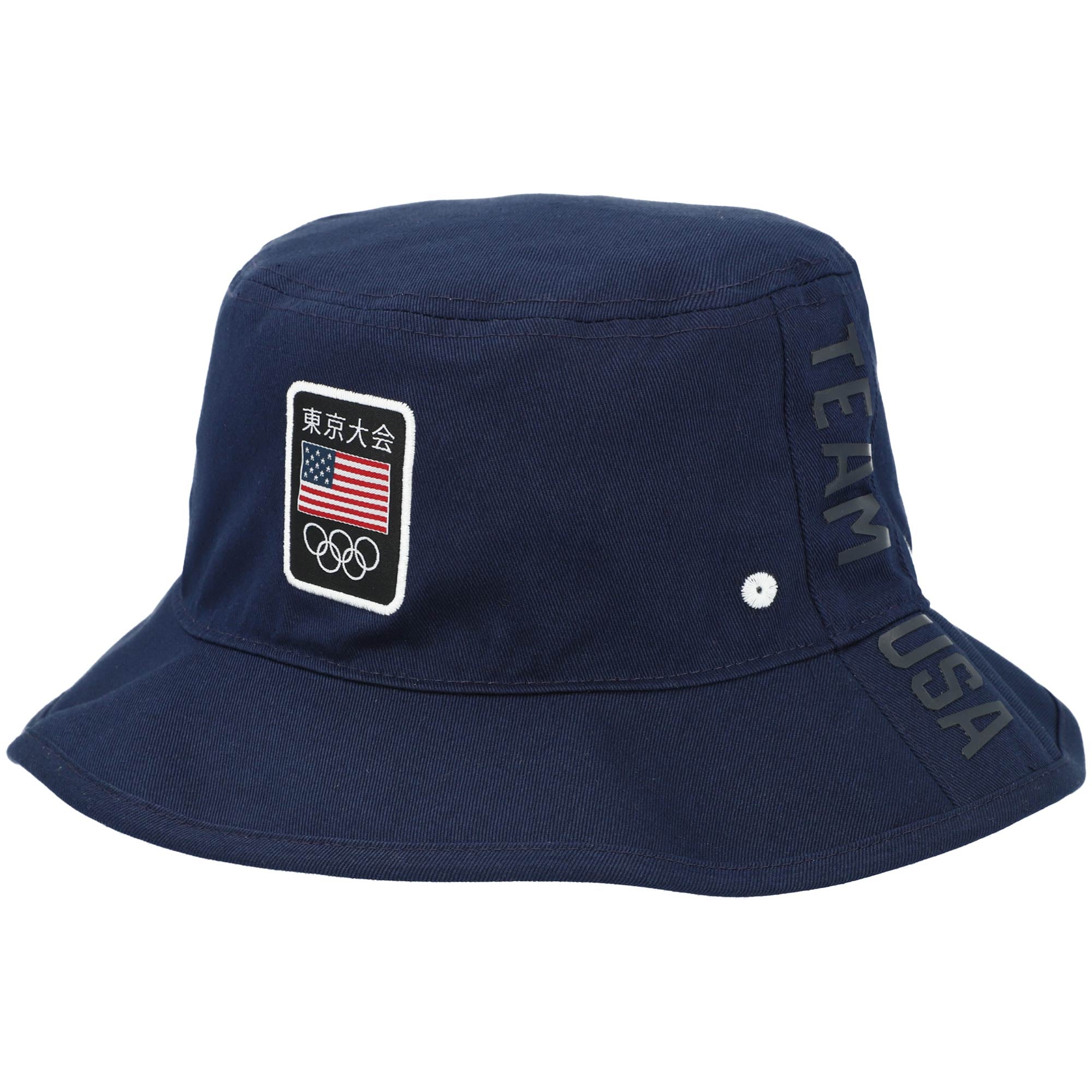 Roots USA Official Outfitter Summer Olympics Embroidered Bucket Hat XL New Roots Olympic Indiana Olympics Fan Apparel & Souvenirs for  main image 3