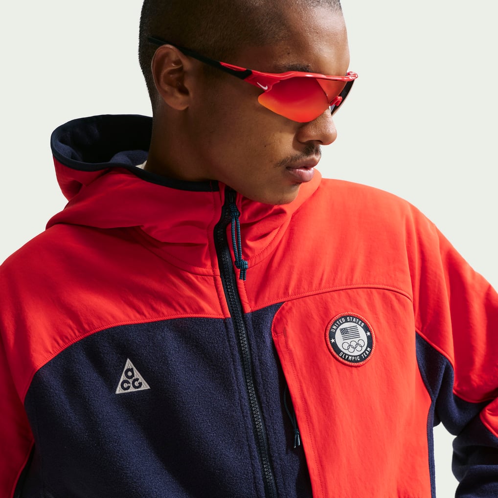 Team USA Nike ACG Polartec Wolf Tree Full-Zip Hoodie - Navy