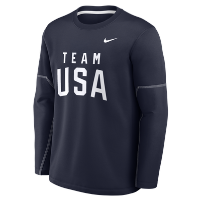 Team USA Nike Coaches Therma-FIT Sweatshirt - Navy