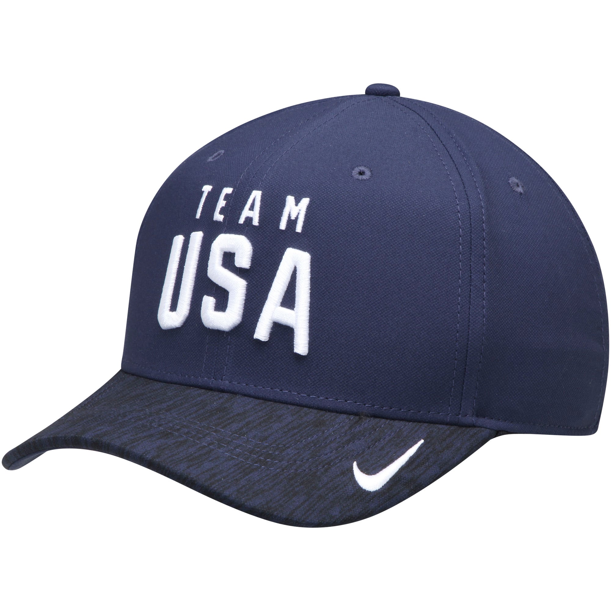 Men's Nike Navy Team USA Sideline Coaches Performance Adjustable Hat