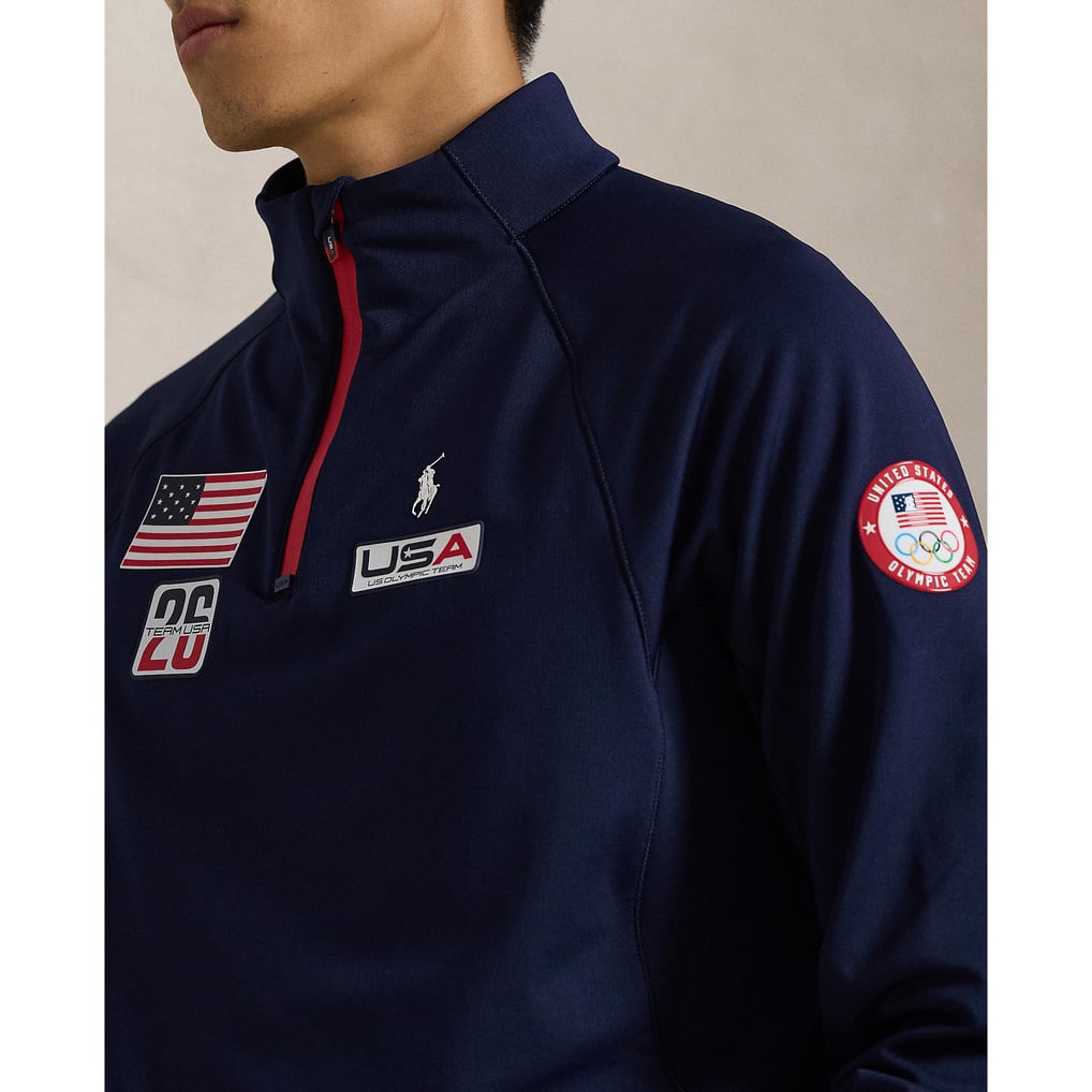 Men's Polo Ralph Lauren Team USA Stretch Fleece Pullover