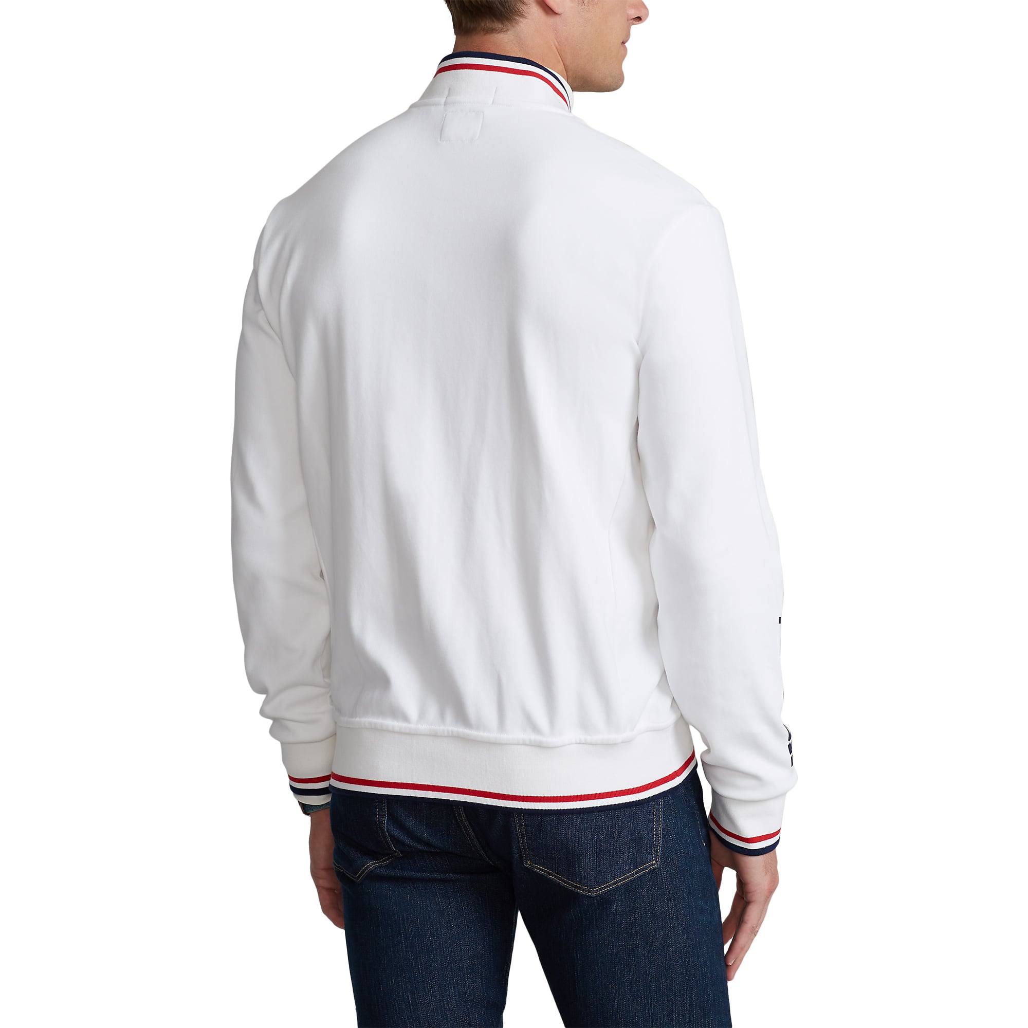 Men's Polo Ralph Lauren White Team USA 2020 Summer Olympics Full