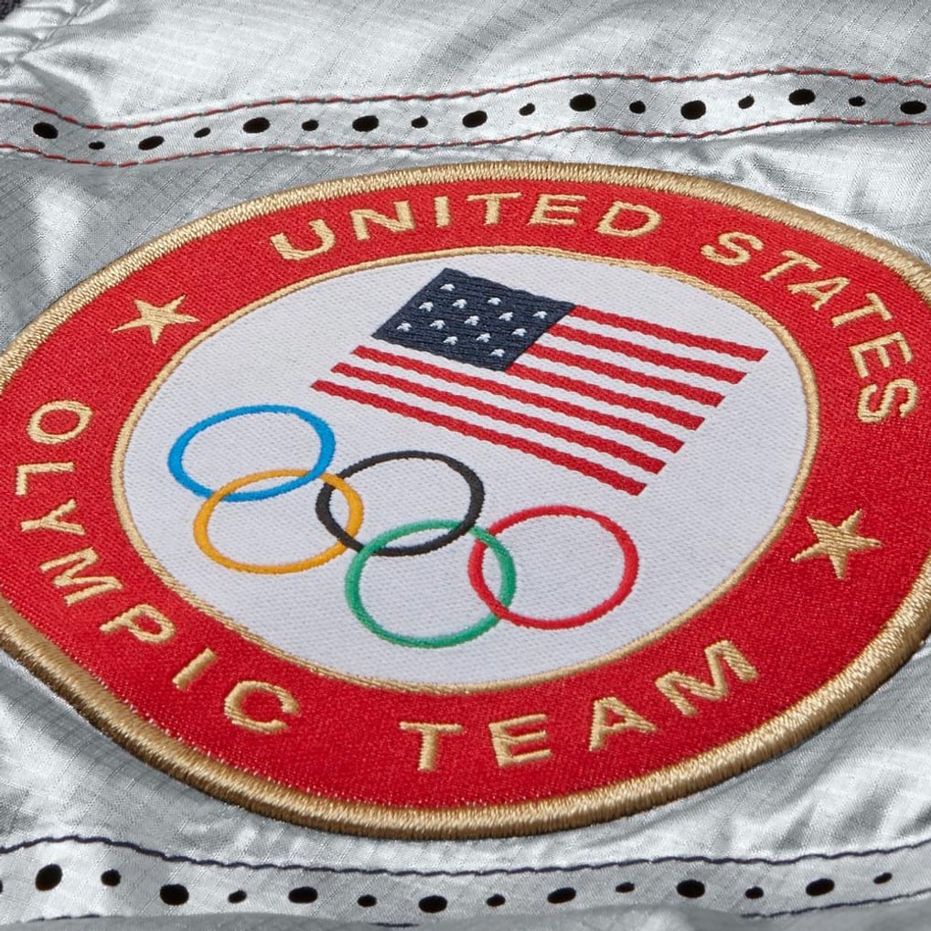 Nike USA 2014 Winter Olympics Aeroloft Full Zip Puffer Jacket - Silver