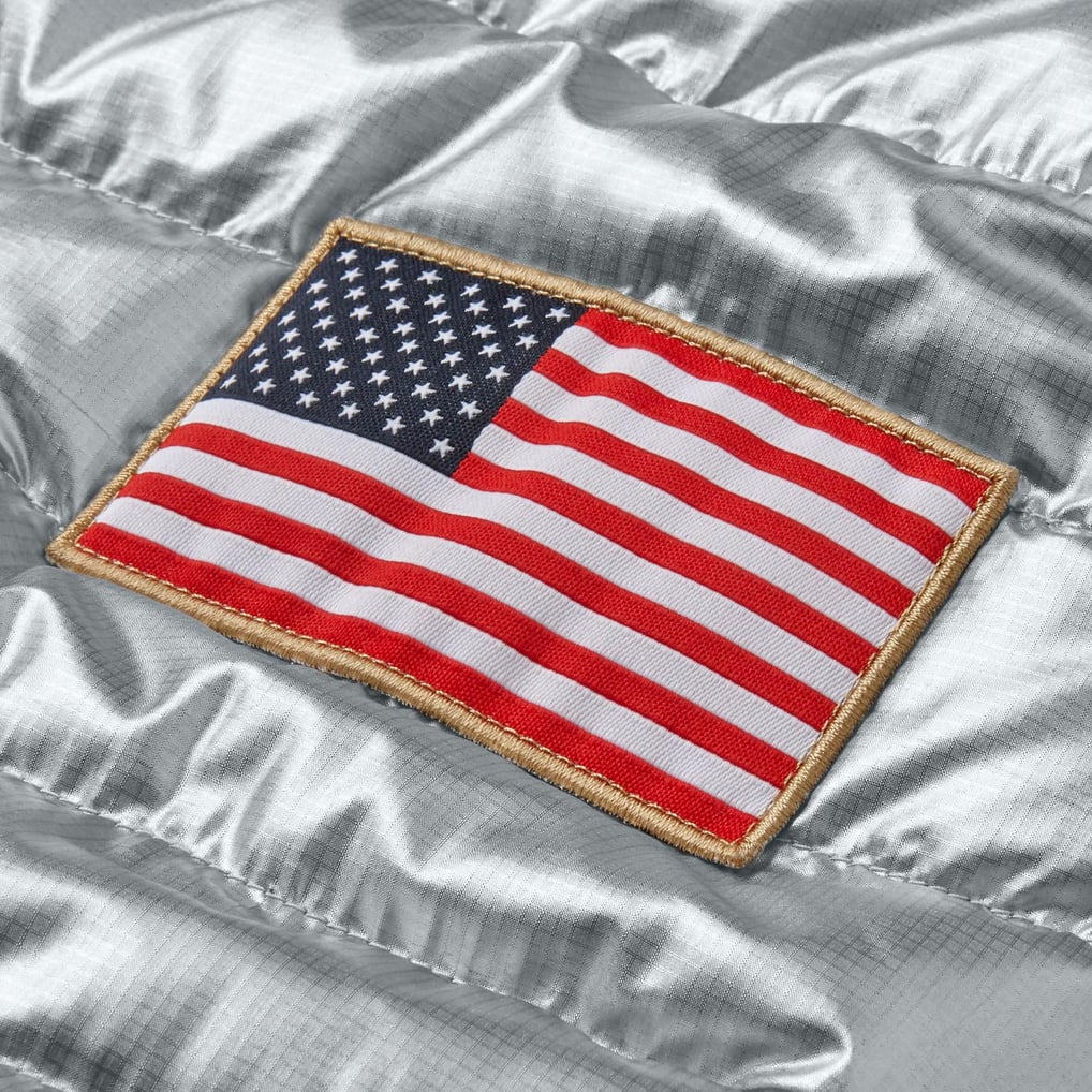 Nike USA 2014 Winter Olympics Aeroloft Full Zip Puffer Jacket - Silver