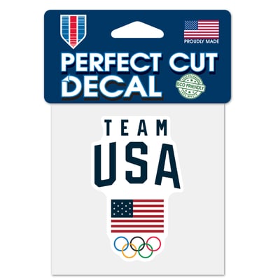 WinCraft Team USA 4" x 4" Perfect Cut Decal
