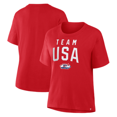  Team USA Women's    Prime Hockey Legacy T-Shirt - Red