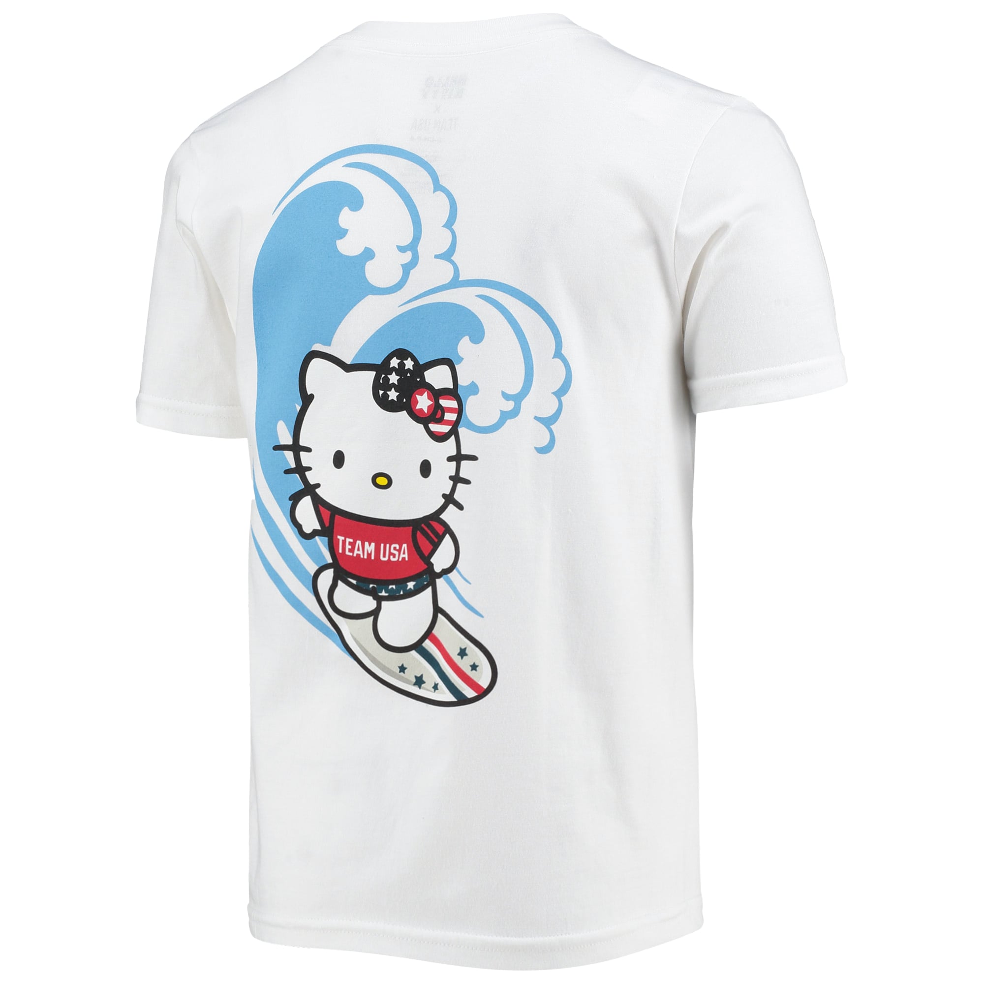 Youth White Team USA x Hello Kitty Surfing T-Shirt
