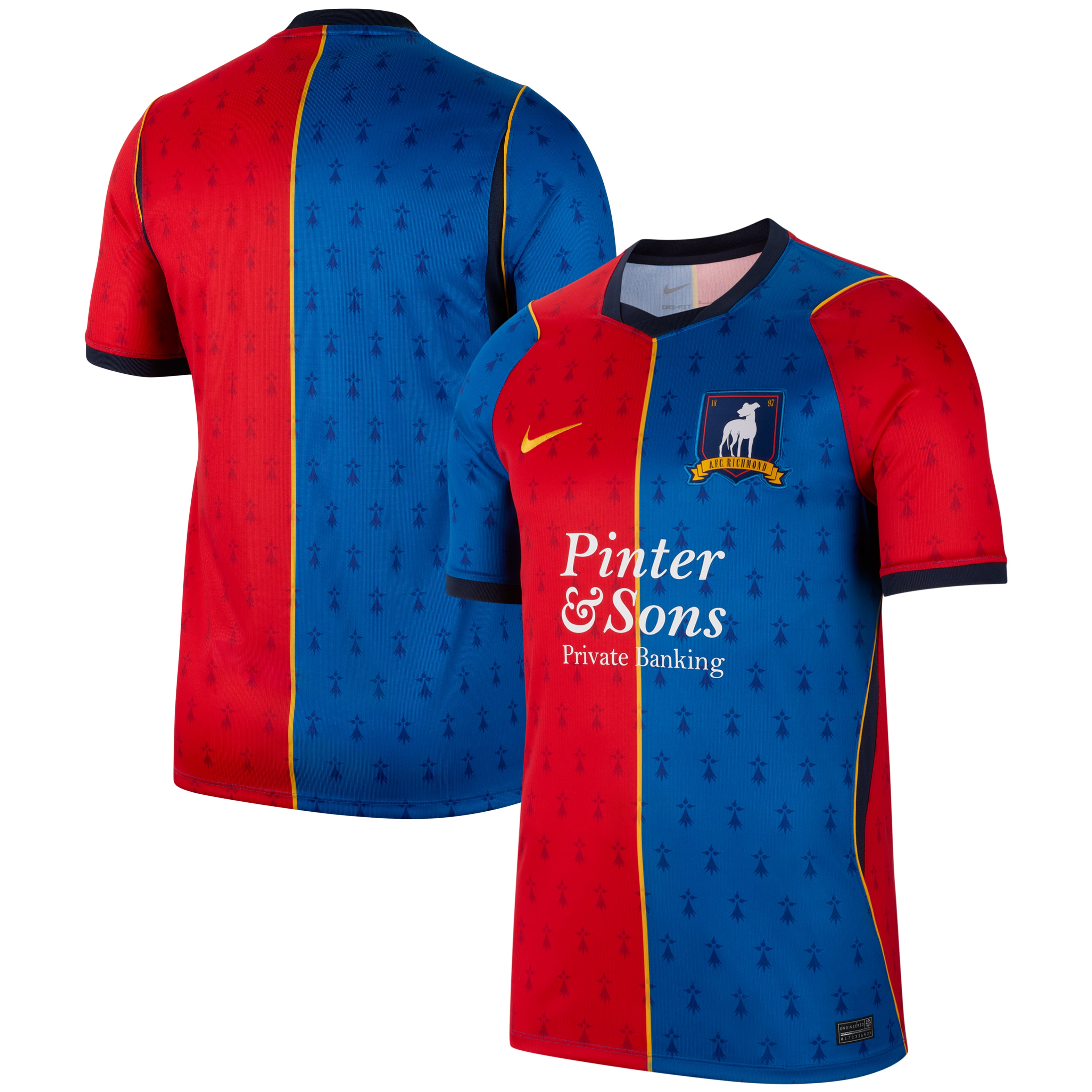 Maillot réplique domicile Nike Royal/Rouge AFC Richmond x Ted Lasso pour homme