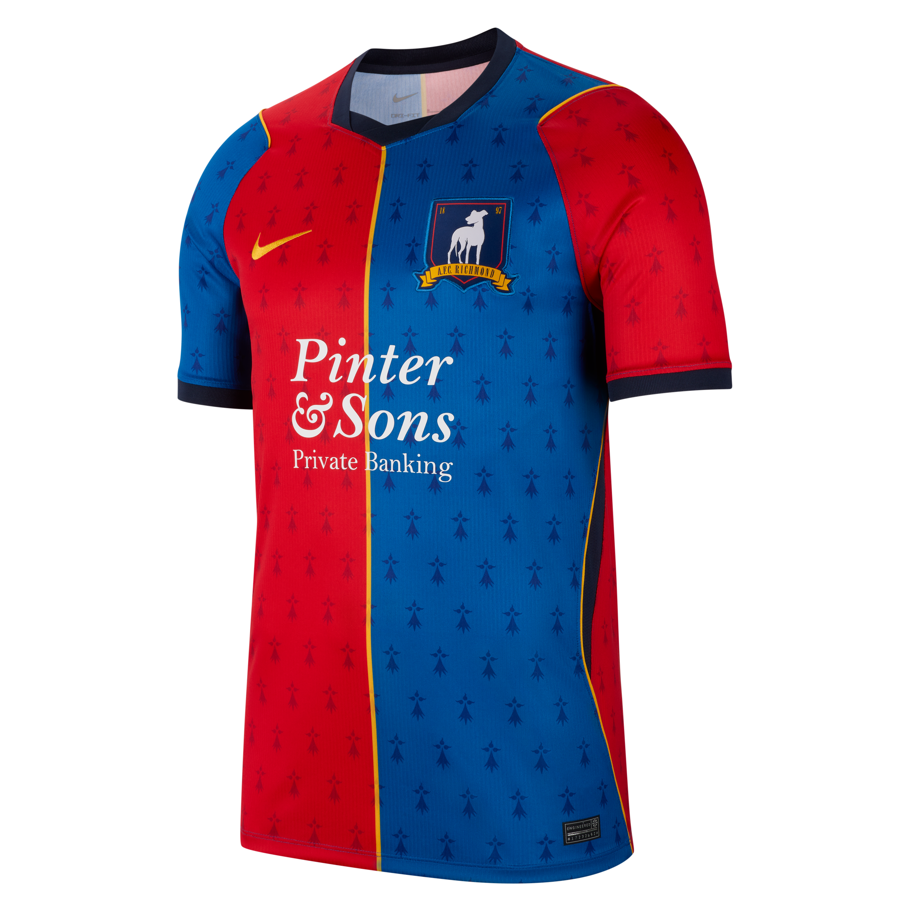 Maillot réplique domicile Nike Royal/Rouge AFC Richmond x Ted Lasso pour homme