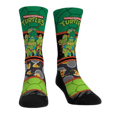  Teenage Mutant Ninja Turtles Rock Em Unisex Showtime Crew Socks