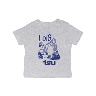 Tennessee State Tigers Vive La Fete Infant Excavator T-Shirt - Gray