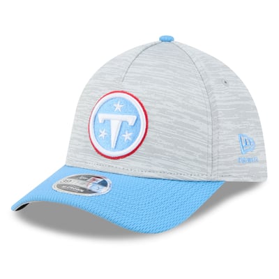 Tennessee Titans New Era  Tech 39THIRTY A-Frame Stretch Hat - Gray
