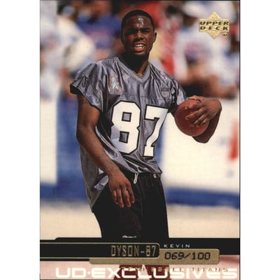 1999 Upper Deck Exclusives 100 #211 Kevin Dyson