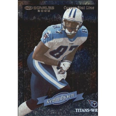 2000 Donruss Stat Line Career #140 Kevin Dyson/75