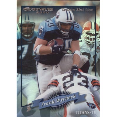 2000 Donruss Stat Line Season #141 Frank Wycheck/87