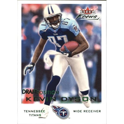 2000 Fleer Focus Draft Position #72 Kevin Dyson/116