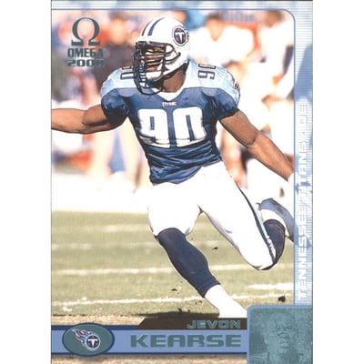 2000 Pacific Omega Platinum Blue #141 Jevon Kearse
