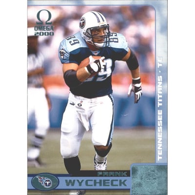 2000 Pacific Omega Platinum Blue #144 Frank Wycheck