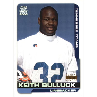 2000 Paramount HoloSilver #233 Keith Bulluck