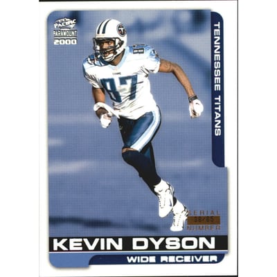 2000 Paramount HoloSilver #234 Kevin Dyson